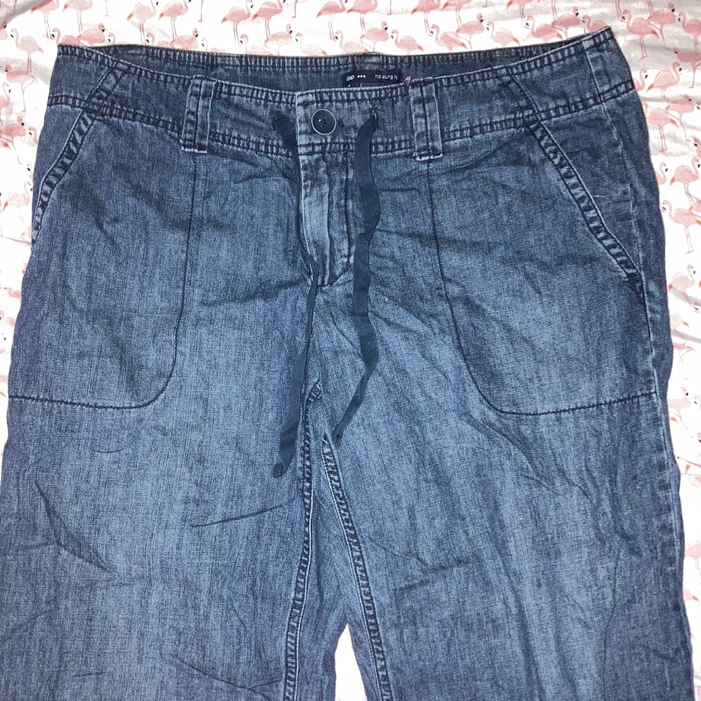 Gap Jeans Size 12 With Drawstring